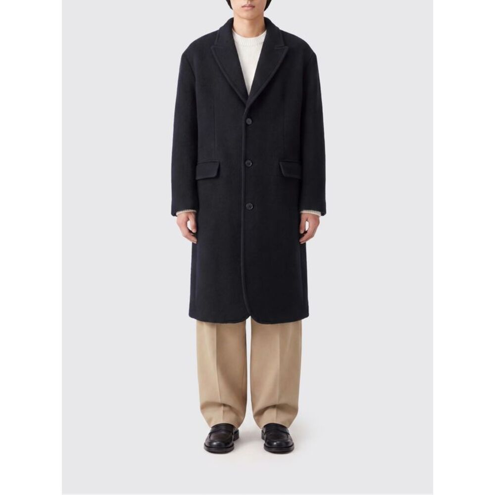 Marni Men Single-Breasted Knee-Length Wool Coat Marni With Lapel Collar